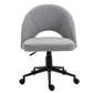 Fabric Office Chair Computer Upholstered Swivel Home Desk Chair  Grey