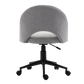 Fabric Office Chair Computer Upholstered Swivel Home Desk Chair  Grey