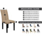 GOMINIMO 6pcs Dining Chair Slipcovers/ Protective Covers (Camel) GO-DCS-103-RDT