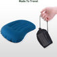 KILIROO Inflatable Camping Travel Pillow - Dark Blue KR-TP-101-SM