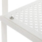 SONGMICS Cabinet Shelf Organizers Set of 4 Metal Kitchen Counter Shelves White KCS006W01