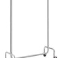 SONGMICS Heavy Duty Clothes Rack on Wheels Metal Chrome Extendable HSR11S