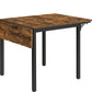 VASAGLE Folding Dining Table Drop Leaf Extendable Brown