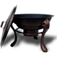 Vesuvius Firepit BBQ with Lid