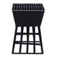 Wallaroo Outdoor Fire Pit for BBQ, Grilling, Cooking, Camping- Portable Brazier with Reversible Stand for Backyard