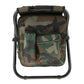 Portable Folding Backpack Chair Camping Stool Cooler Bag Rucksack Beach Fishing 150kg load Green