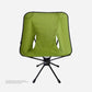 Outdoor Hiking Camping Beach Portable Folding Swivel Chair Carry Bag Green