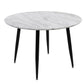 5PC Round Dining Table and Chair Sets Velvet Blue