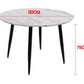 Round MDF Marbling Dining Table