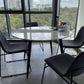 Round MDF Marbling Dining Table