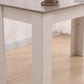 Dining Table Rectangular Wooden 120M-Grey&amp;White
