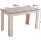 Dining Table Rectangular Wooden 120M-Grey&amp;White