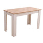 Dining Table Rectangular Wooden 120M-Wood&amp;White