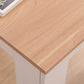 Dining Table Rectangular Wooden 120M-Wood&amp;White