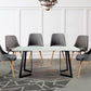 Rectangular Marble-Effect Table