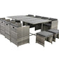 Bali 13PC  Outdoor Dining Set - Grey