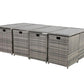 Bali 13PC  Outdoor Dining Set - Grey