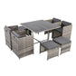 Horrocks 8 Seater Outdoor Dining Set –Grey