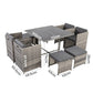 Horrocks 8 Seater Outdoor Dining Set –Grey