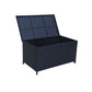 Outdoor PE Wicker Storage Box Garden 320L-Black