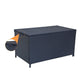 Outdoor PE Wicker Storage Box Garden 320L-Black