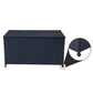 Outdoor PE Wicker Storage Box Garden 320L-Black