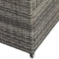 Outdoor PE Wicker Storage Box Garden 320L-Grey