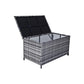 Outdoor PE Wicker Storage Box Garden 320L-Grey