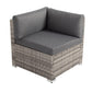 6PCS Outdoor Modular Lounge Sofa Coogee - Grey