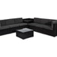 8PCS Outdoor Furniture Modular Lounge Sofa Lizard - Black