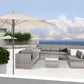8PCS Outdoor Furniture Modular Lounge Sofa Lizard - Grey