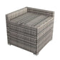 8PCS Outdoor Furniture Modular Lounge Sofa Lizard - Grey