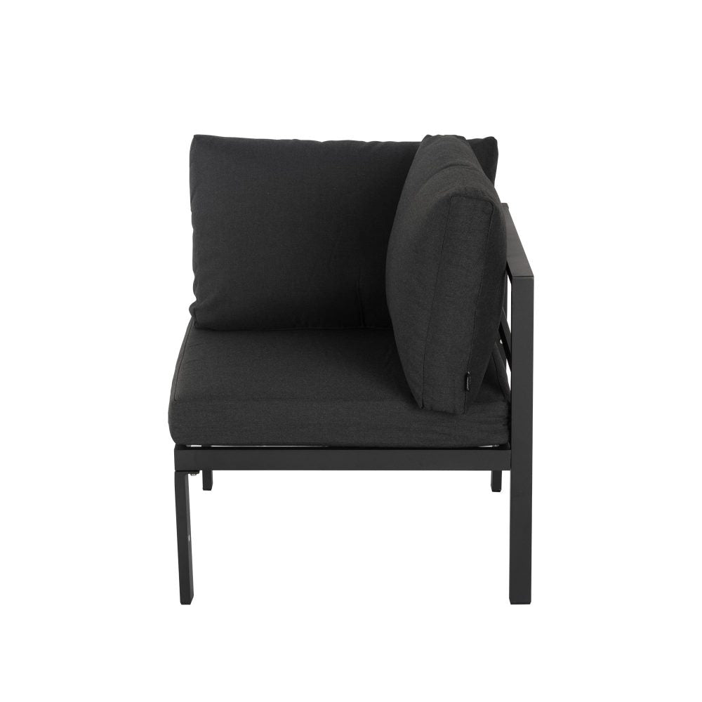 Outdoor 7 Piece Black Couches
