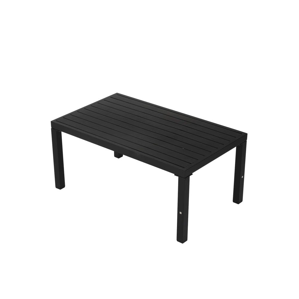 Outdoor 7 Piece Black Couches