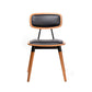 Felix Chair - Ply Seat - Lancaster Oak - Black Frame