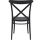 Cross Chair - Black