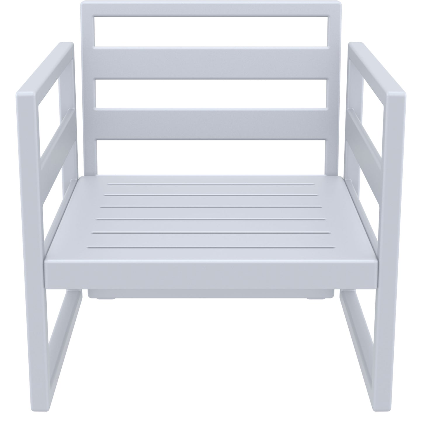 Mykonos Lounge Armchair - Silver Grey