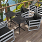 Mykonos Lounge Armchair - Silver Grey
