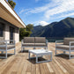 Mykonos Lounge Armchair - Silver Grey