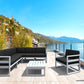 Mykonos Lounge Armchair - Silver Grey