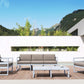 Mykonos Lounge Armchair - Silver Grey