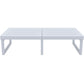 Mykonos Lounge Table XL - Silver Grey