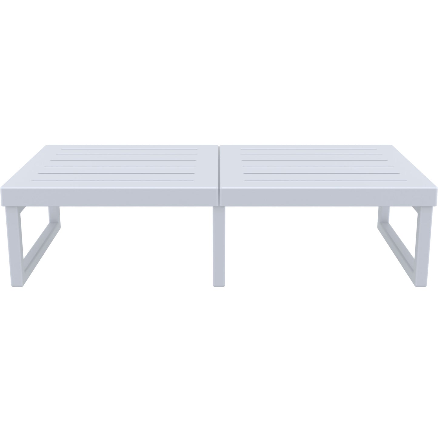 Mykonos Lounge Table XL - Silver Grey