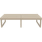 Mykonos Lounge Table XL - Silver Grey