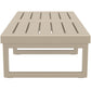 Mykonos Lounge Table XL - Silver Grey