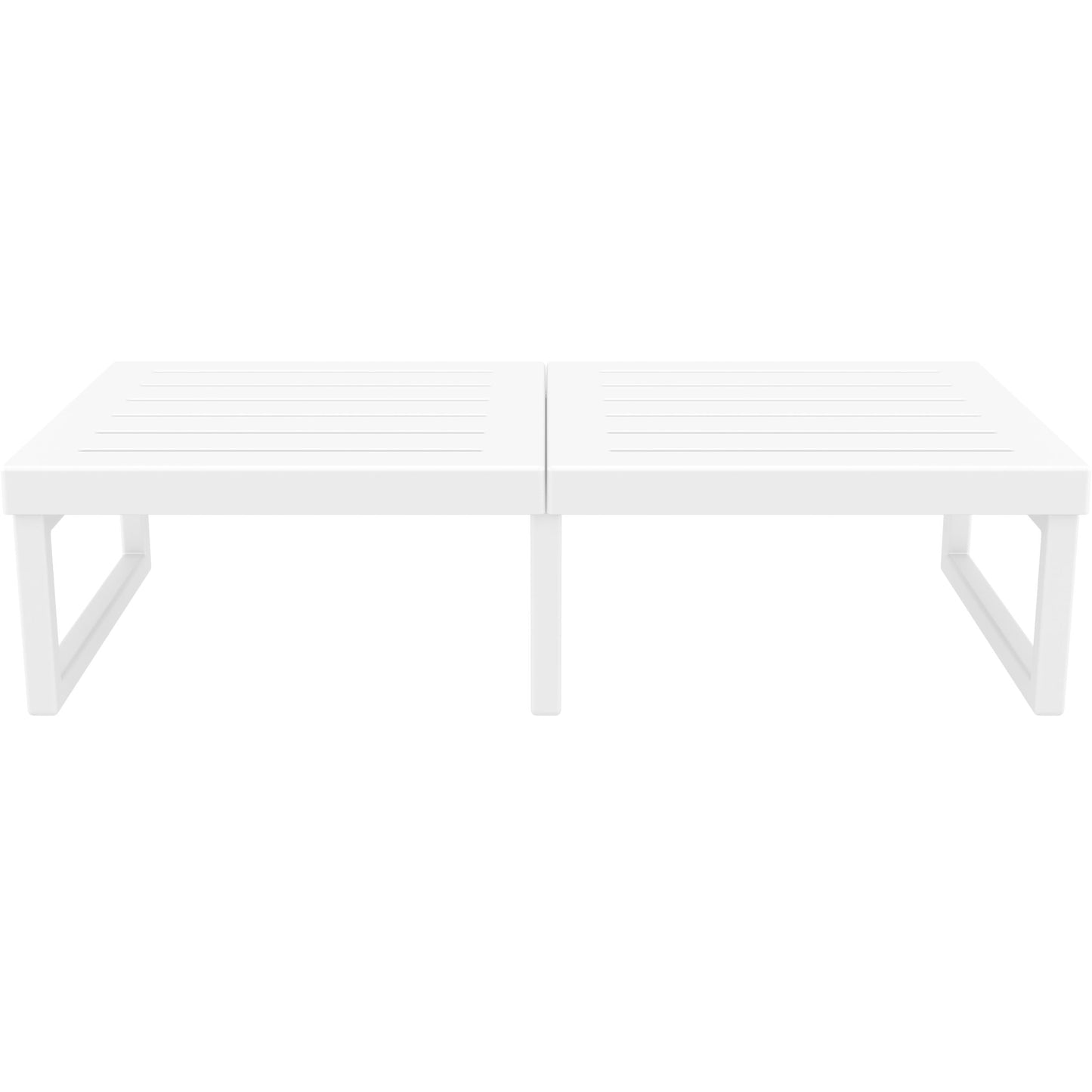 Mykonos Lounge Table XL - Silver Grey