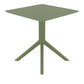 Sky Table 70 - Olive Green