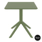 Sky Table 70 - Olive Green
