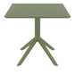 Sky Table 80 - Olive Green