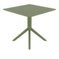 Sky Table 80 - Olive Green